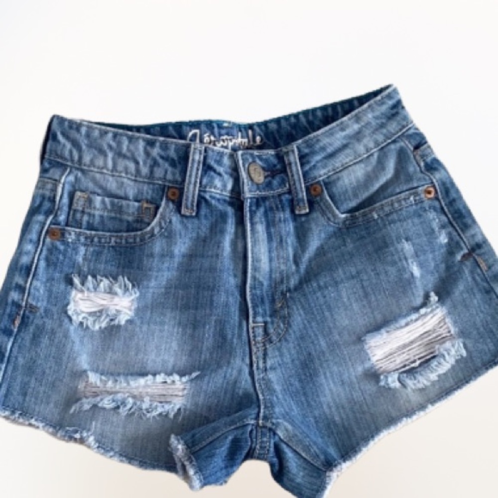 Aèropostale high rise shorty shorts.